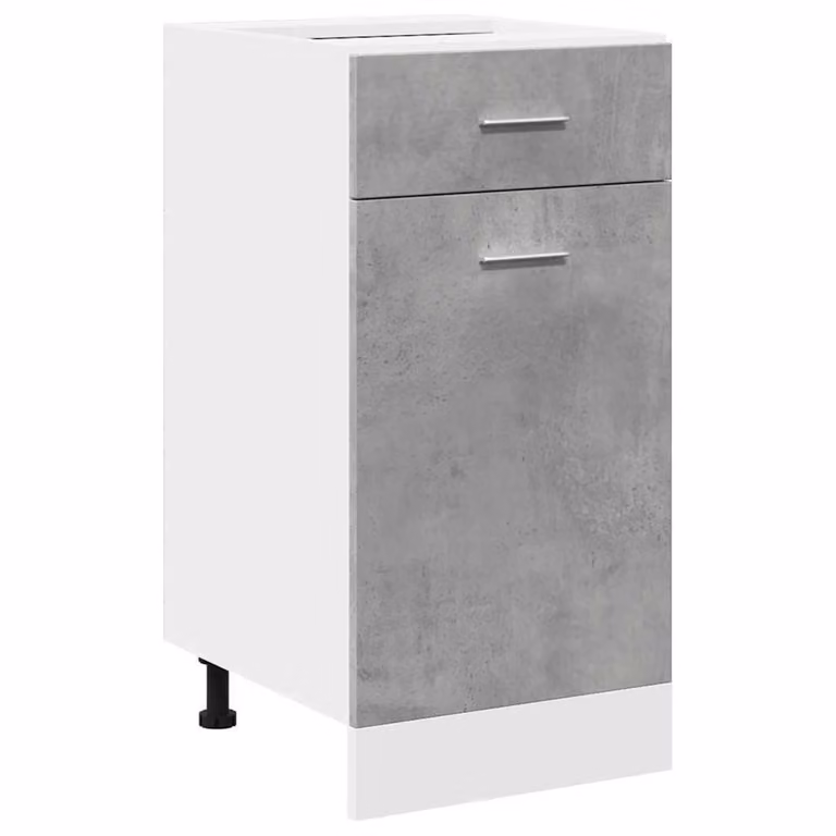 Armadio Inferiore Cassetto “Lyon” Grigio Cemento 40x46x81,5