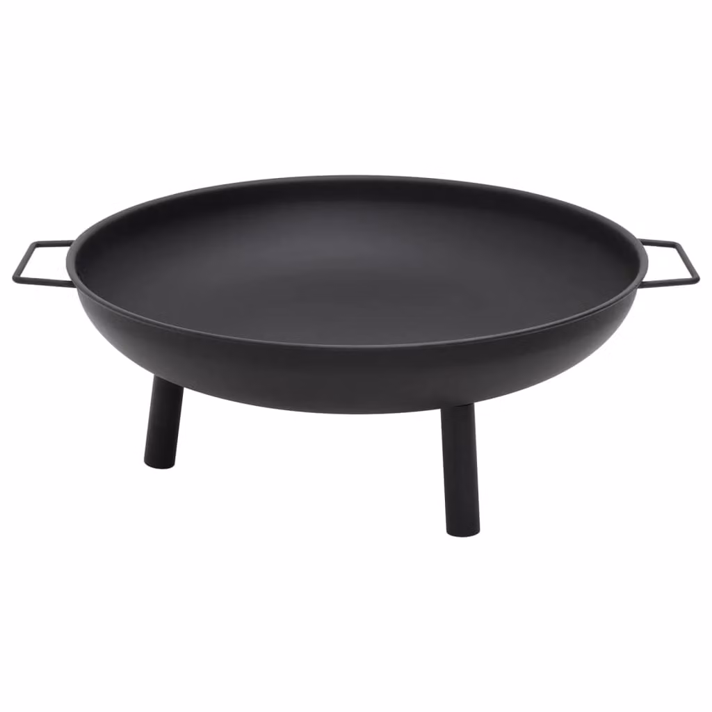 The Living Store ciotola da fuoco 67,5x58x22,5 cm in acciaio