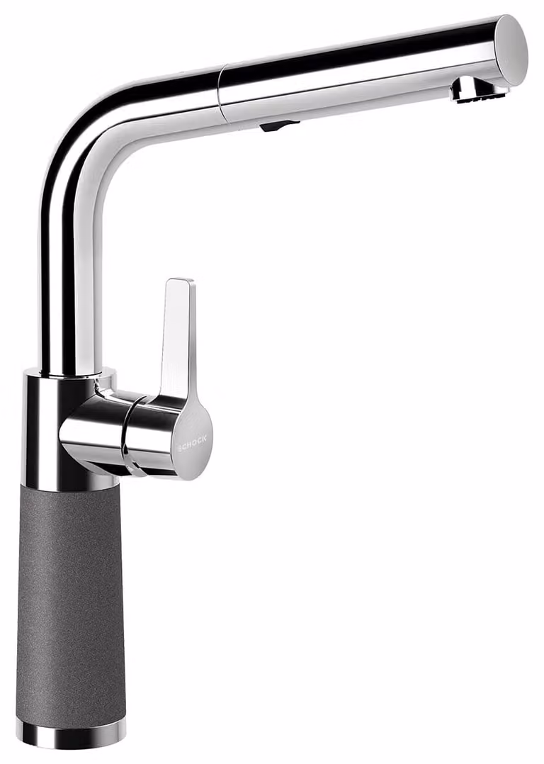 Rubinetteria SCHOCK SC-540 in versione STONE con bocca estraibile / CRISTADUR