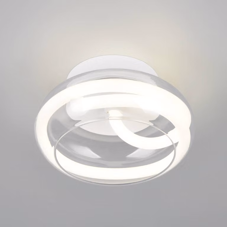 Trio Lighting Applique da parete a LED Tarsia, dimmerabile, Bianco / Opale, Soggiorno / Sala da pranzo, Vetro, Moderno, Applique a LED