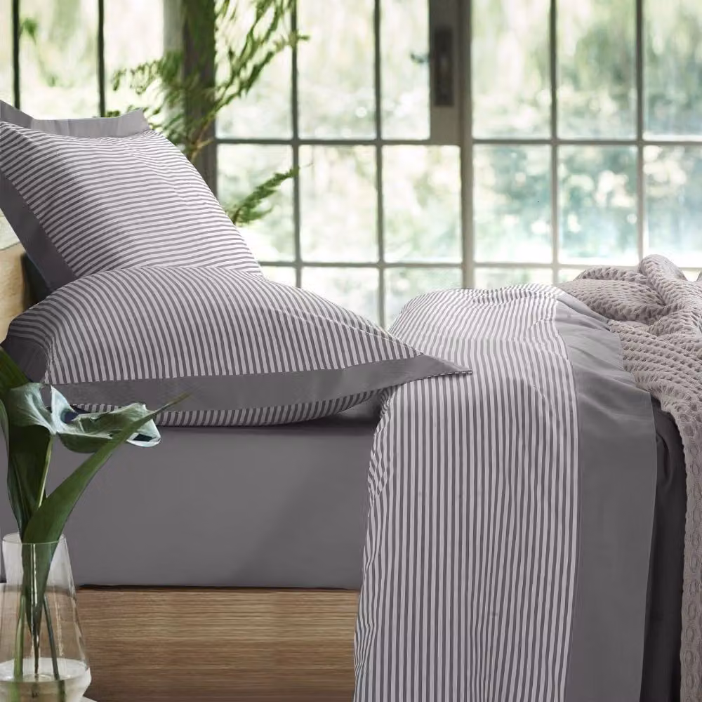 Set completo lenzuola VEGA Grigio 180x300 cm