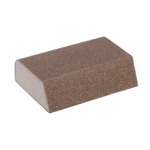 Spugna abrasiva, 100 x 70 x 25 mm, smussata, grana 100, FESTA
