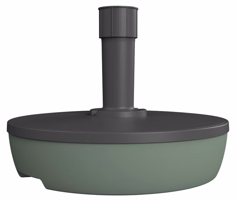 EDA 019636 V.LA EDA Supporto per ombrellone, plastica, rotondo, 495 mm, 2 colori