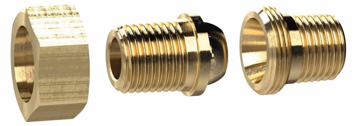 Nipplo Riegler smontabile a doppia filettatura, tenuta conica, R 2 a., R 2 a., MS