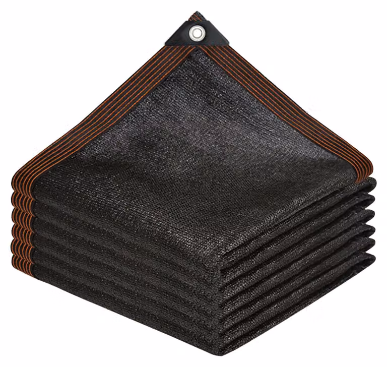 Telo ombreggiante nero per balcone, 3 x 4 metri, con protezione UV