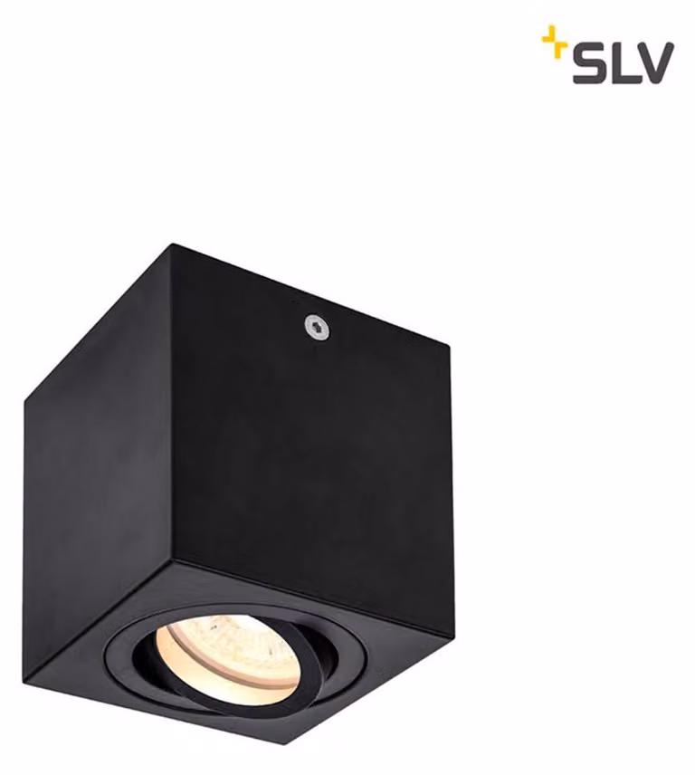 Triledo Faretto da soffitto singolo CL angolare 8,5 cm nero GU10