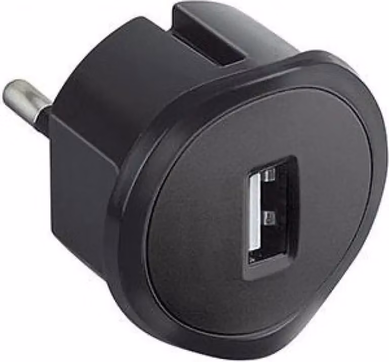 Caricabatterie Legrand 50681 USB 1,5 A 5 V 230 V nero