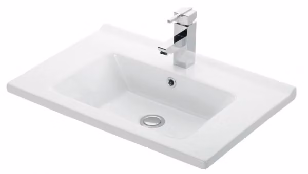 ETNA lavabo rettangolare sospeso 65x45x16,5 cm in porcellana