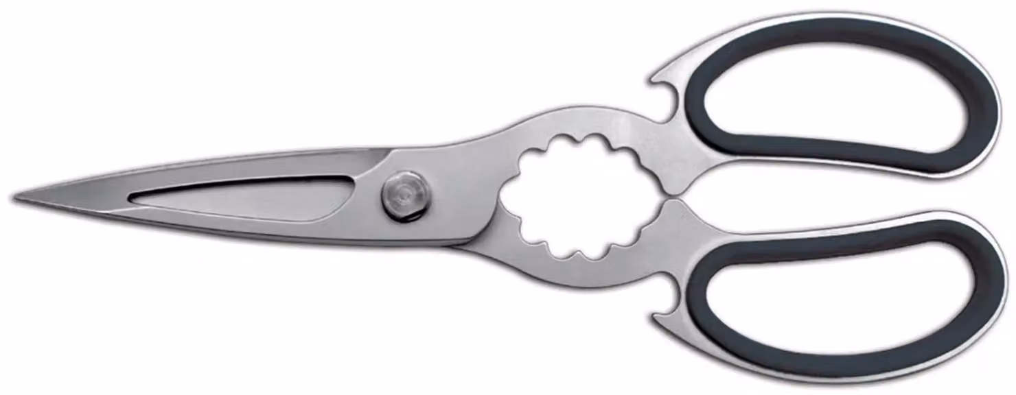 Forbici cucina, inox sabbiata cm 24 - nera di Sanelli Ambrogio