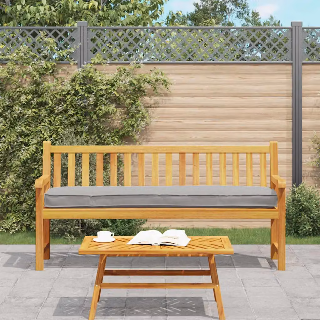 Cuscino per pallet vidaXL Grigio in tessuto Oxford impermeabile L: 200 cm, P: 40 cm, H: 8 cm