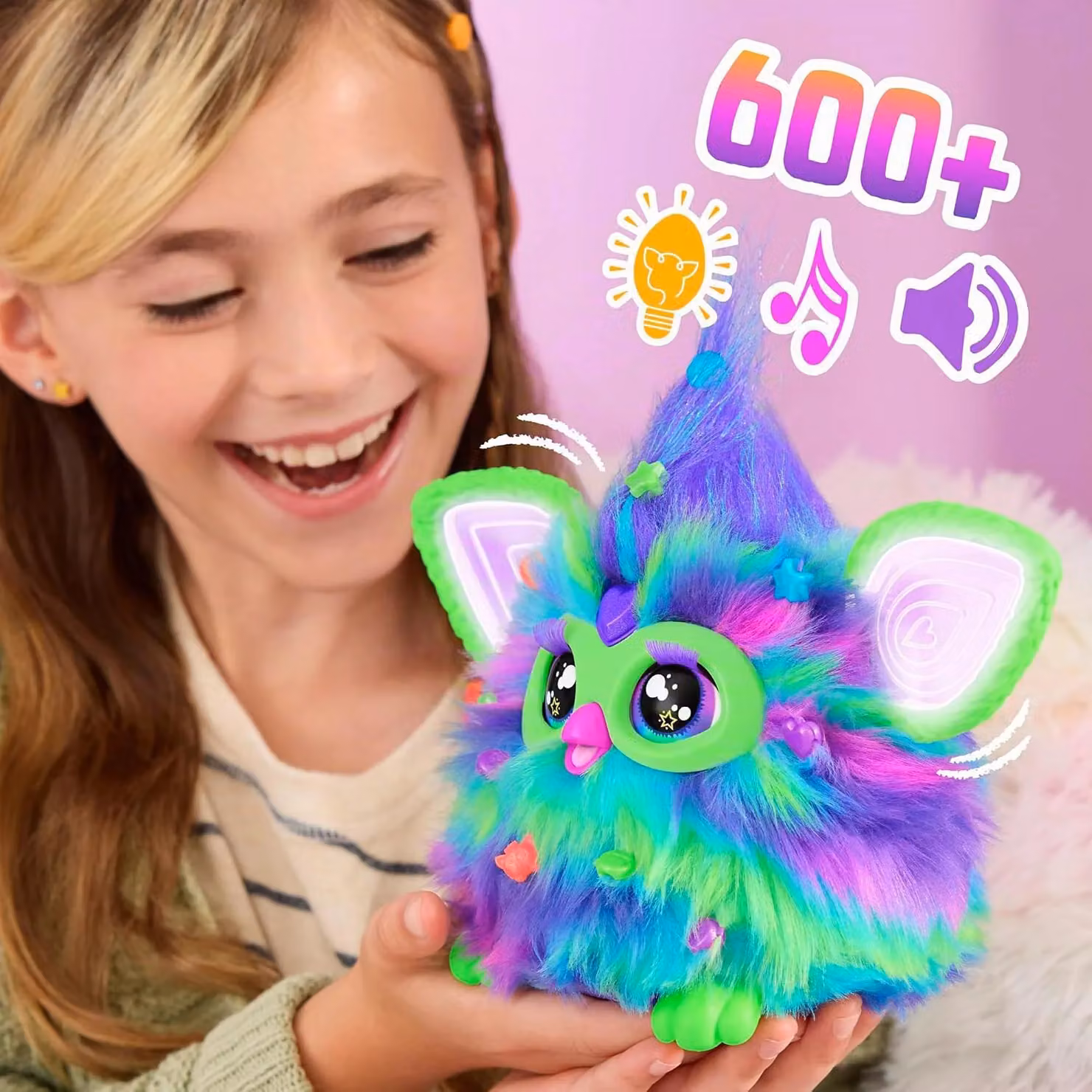Hasbro Furby Galaxy Peluche Interattivo Multicolore con Suoni e Reazioni Sensoriali – 2