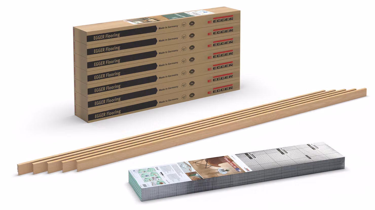 Set di pavimenti in laminato 8 mm NL2133 Baronia Rovere - 14 m²