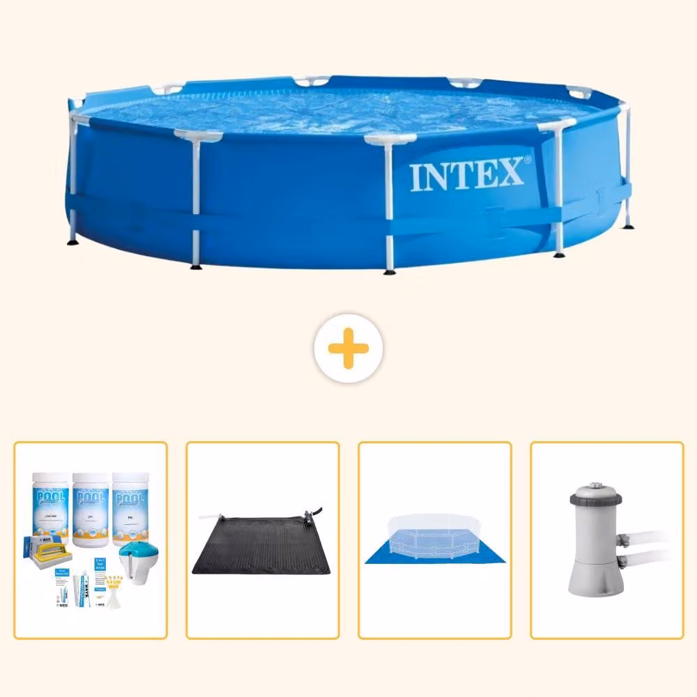 Piscina autoportante rettangolare - 366x76 cm - 5 pezzi - Modello S21006