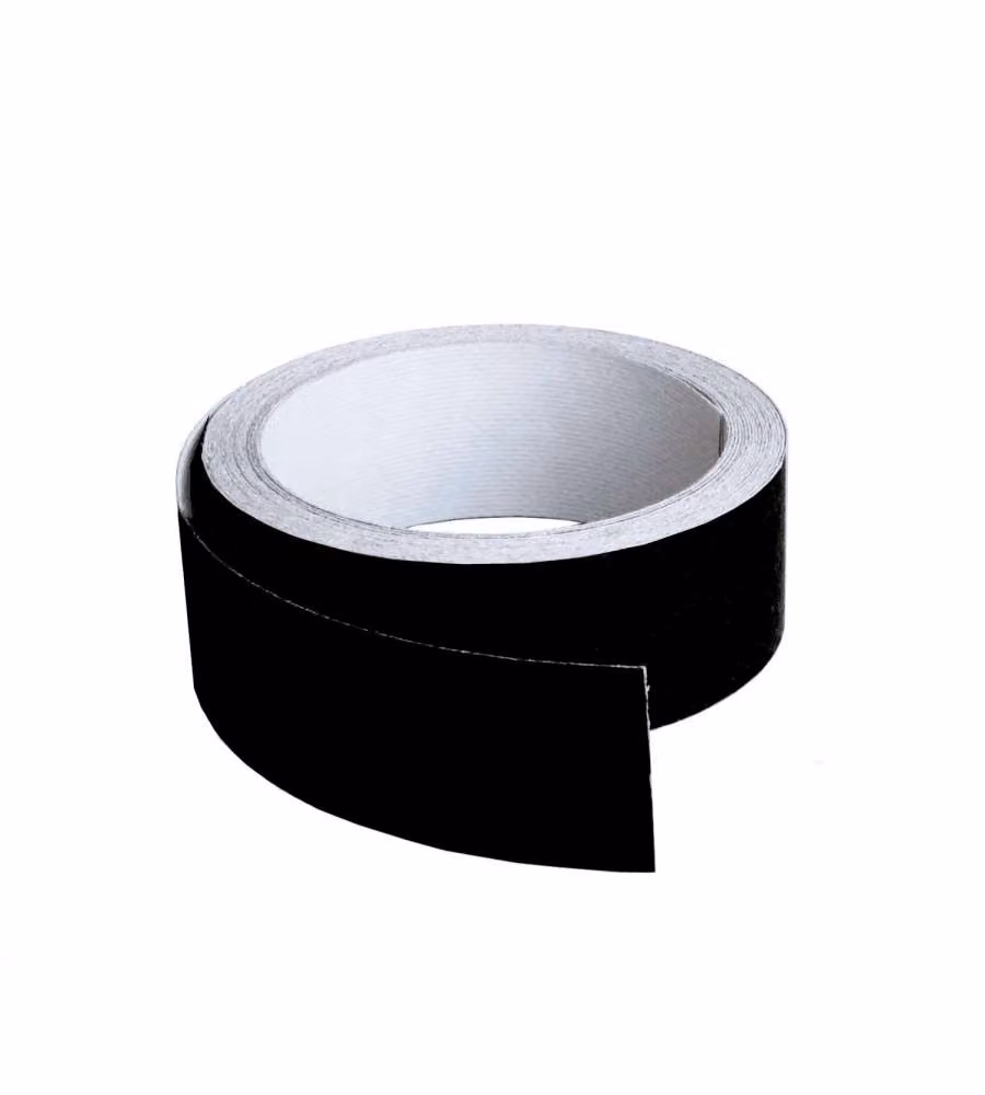 Kimono Bordo Preincollato Nero Fenix 33x5000 mm per Top Cucina