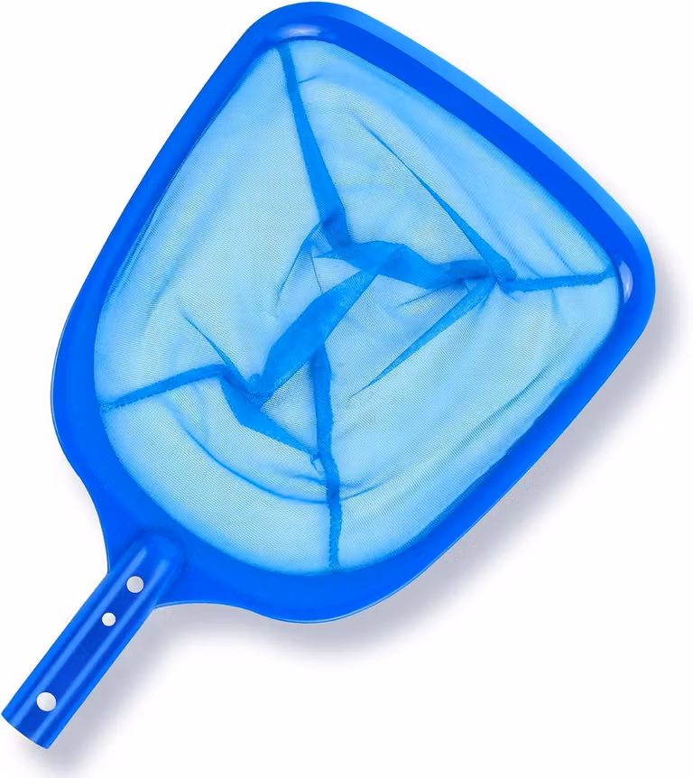 Retino filtrante per skimmer di piscina, a maglia fine, con capacità di carico di 3,5 kg, adatto per aste telescopiche da 3 cm, per la pulizia della piscina