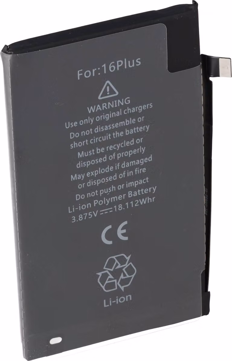 Batteria compatibile con Apple iPhone 16 Plus Li-Polymer 3,87V 4674mAh 18,11Wh