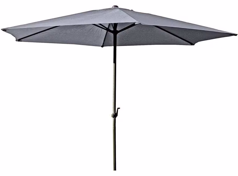 Garden Pleasure 507248 Garden Pleasure Sonnenschirm sechseckig grau