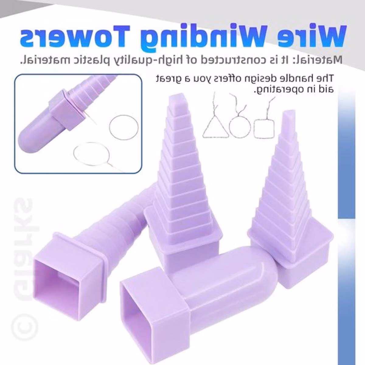 Set di 8 utensili per la lavorazione del filo, comprensivo di spazzola abrasiva per filo, pinza multifunzione per la creazione di perline (6 in 1) e tronchesi per filo, ideali per la gioielleria, la modellazione del filo e la creazione di anelli