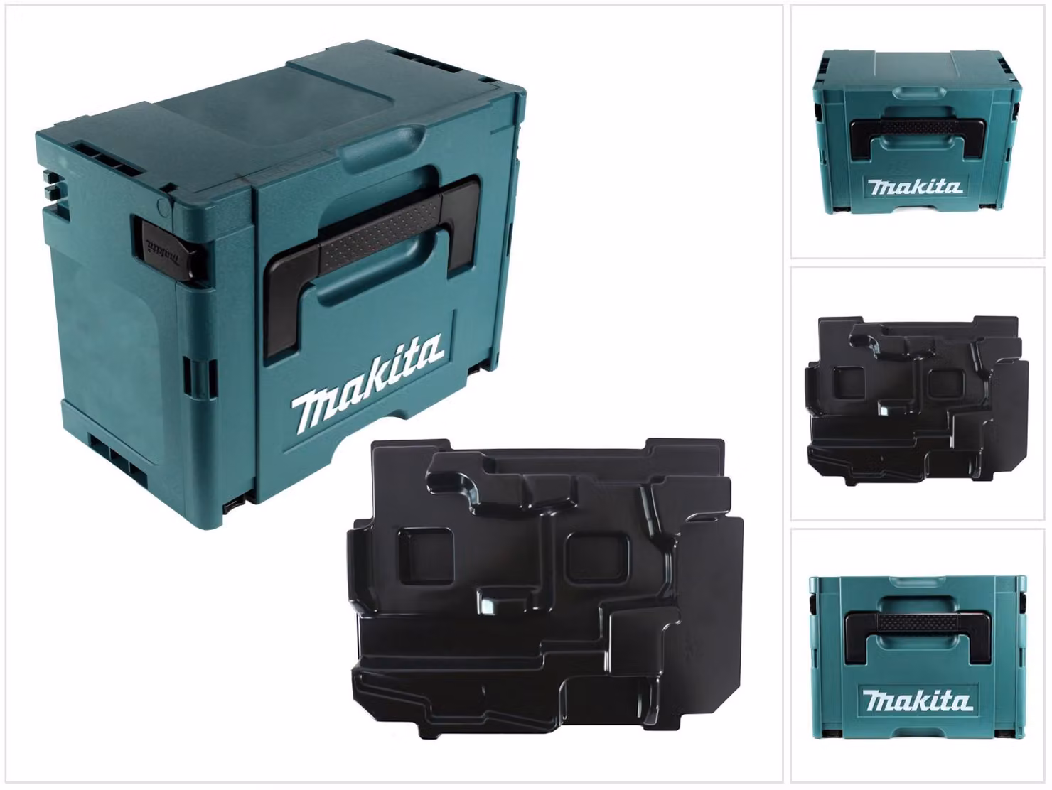 Valigetta portautensili Makita MAKPAC 3 con inserto per BJV DJV 141 181 (821551-8 + 837789-5)