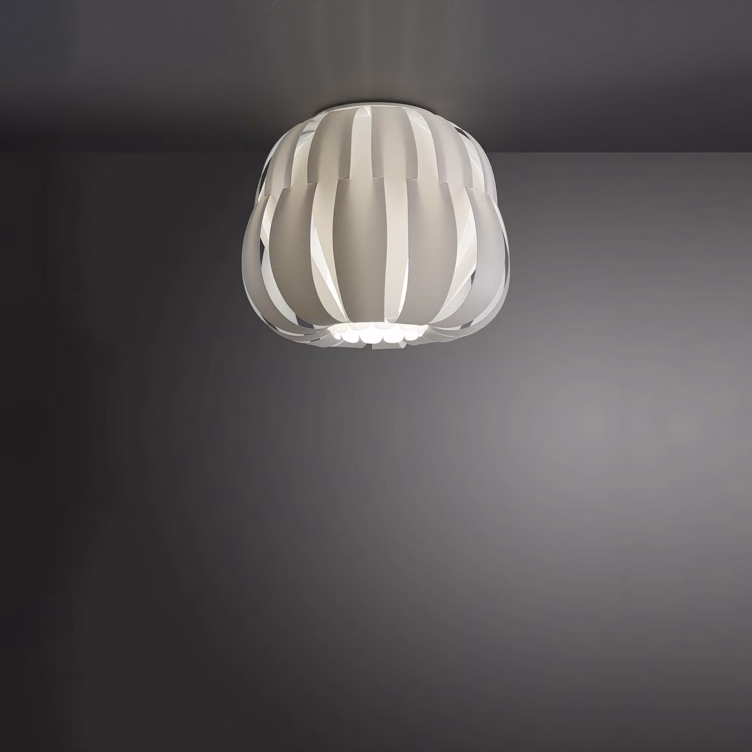 Plafoniera Moderna Queen Polilux ® Bianco 1 Luce E27