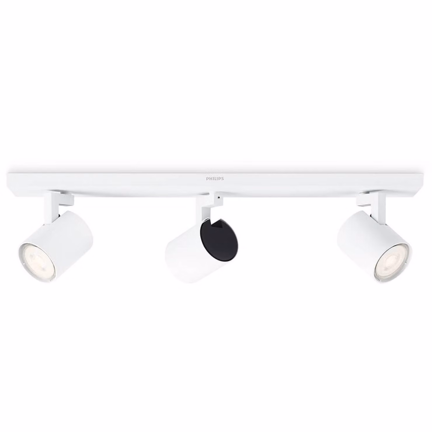 Philips Runner faretto LED bianco 3 luci, Bianco / Opale, Soggiorno / Sala da pranzo, Metallo, Moderno