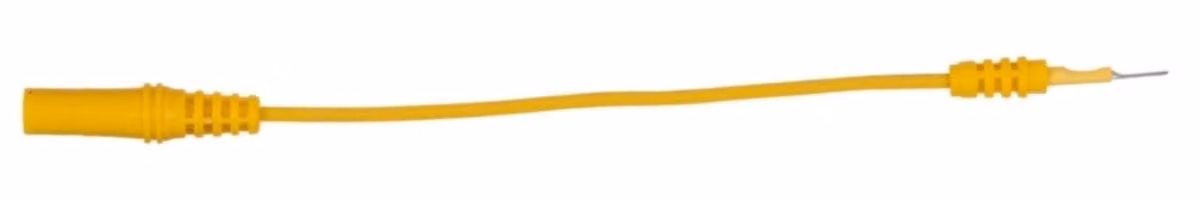 KS Tools Presa d'ingresso da 4,0 mm a 0,8 mm Adattatore di test a spina piatta (giallo)