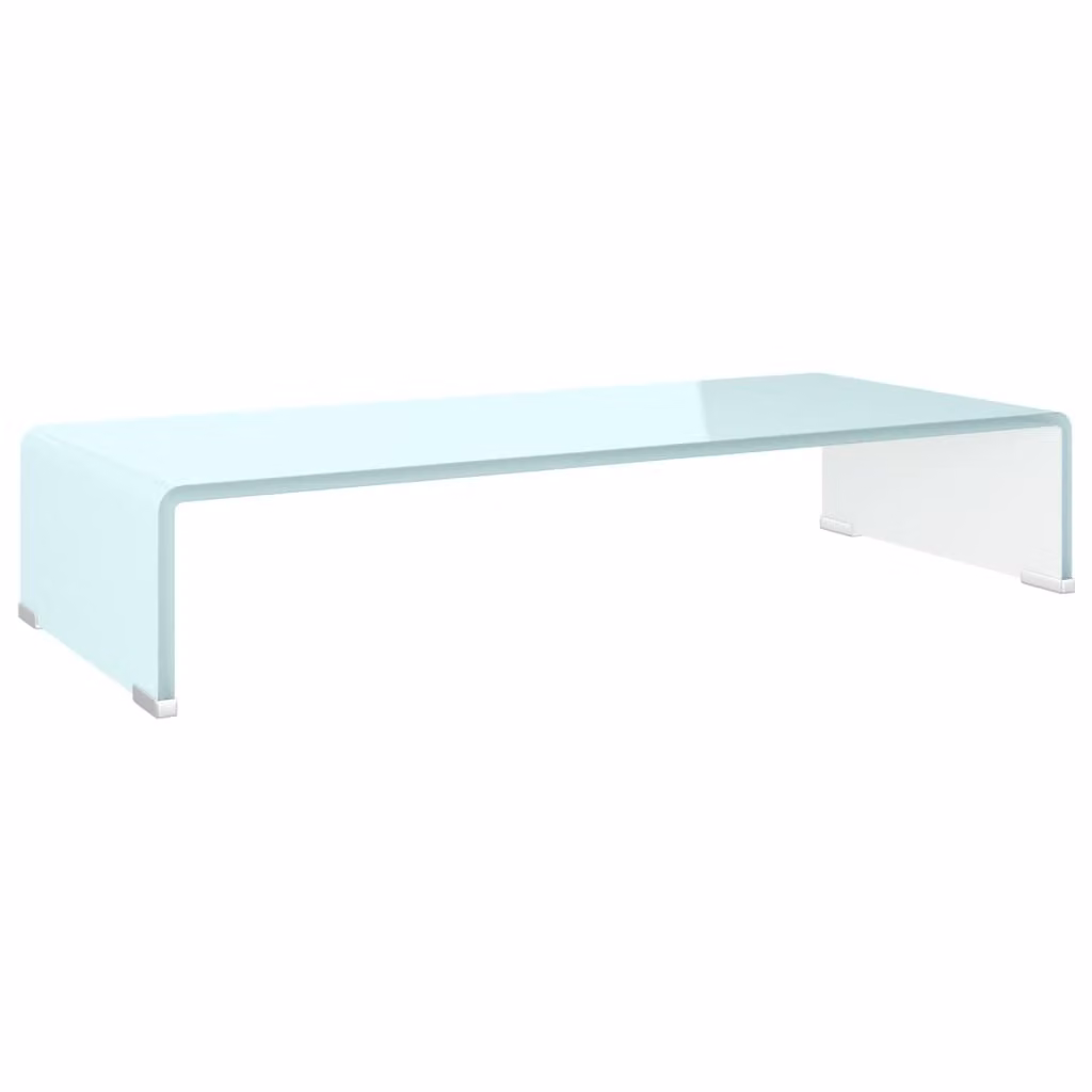 Supporto TV / Rialzo Monitor in Vetro Verde 70x30x13 cm