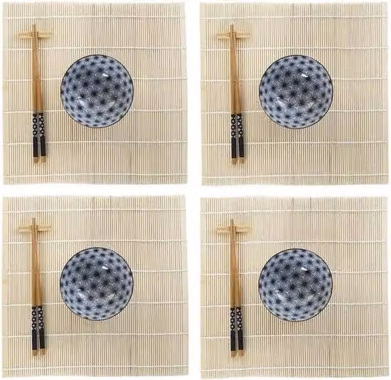 Set di sushi standard con bastoncini da mangiare - Originele regalo per appassionati di sushi