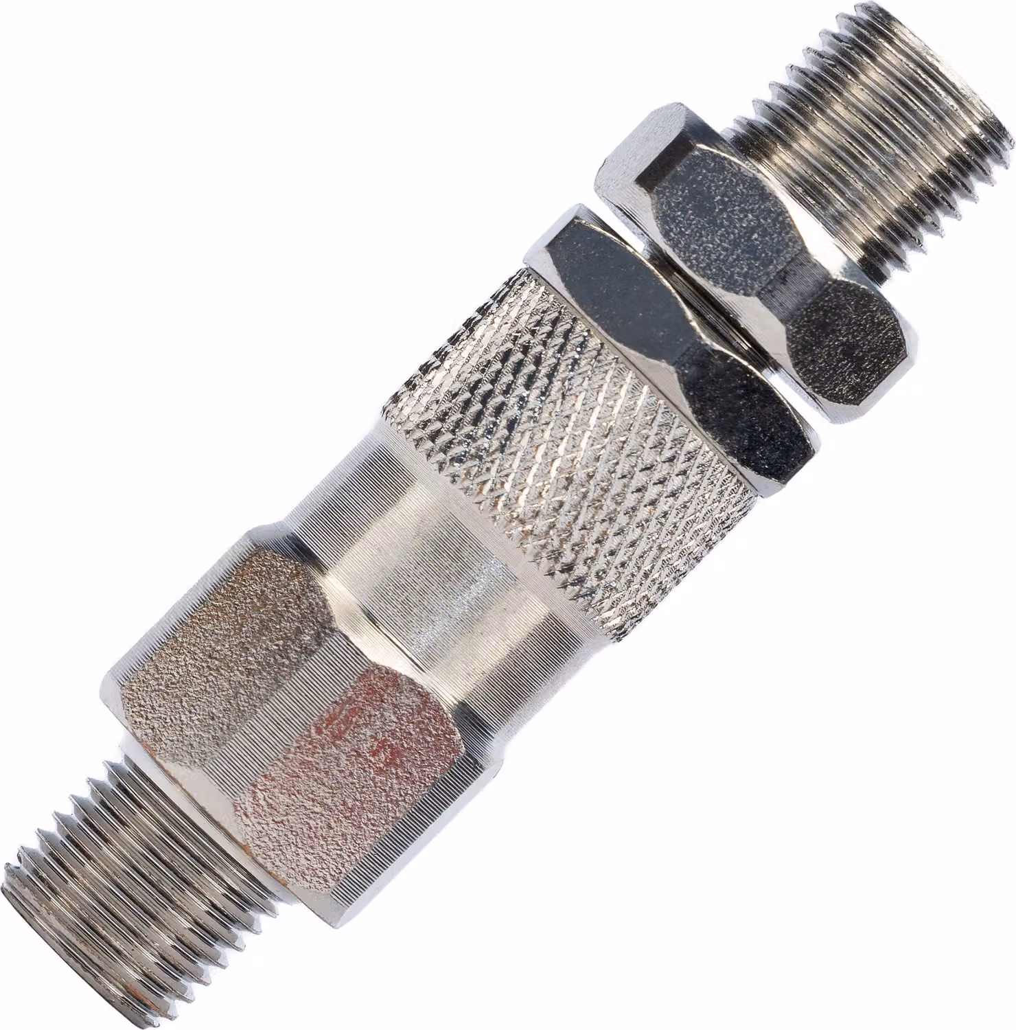 Rosfix Giunto Girevole da 1/4" Maschio a 1/4" Maschio – 400 bar in Acciaio Inossidabile | Per Spruzzatori di Vernice Airless e Tubi Flessibili