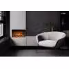 Camino elettrico angolare Acantha Aspire 50 Corner, 3D LED, 49×55,5×23,5 cm, per parete multimediale, 1/2 kW, telecomando