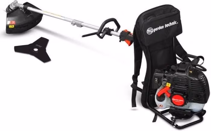 Decespugliatore a zaino, ELEM GARDEN DCBT52DO-22, 52 CC, imbracatura comfort, per terreni difficili