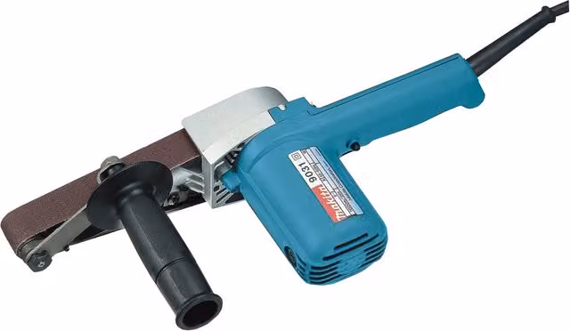 Levigatrice a nastro Makita 9031 blu da banco