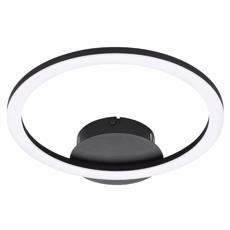 Plafoniera Moderna Parrapos-Z Led Acciaio Nero