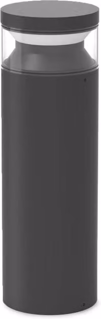 Lampada da Tavolo Boeing Ideal Lux Nero, LED 14W Dimmerabile, IP65 in Metallo e Vetro