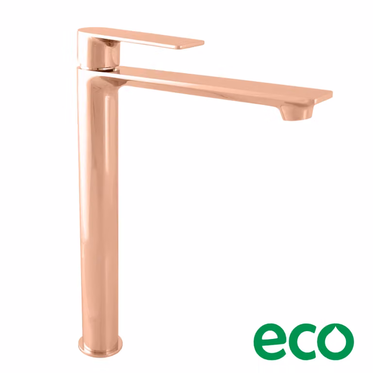 NIL - Miscelatore per lavabo alto senza scarico, Oro rosa - lucido NL130.0ZRL, RAV Slezák