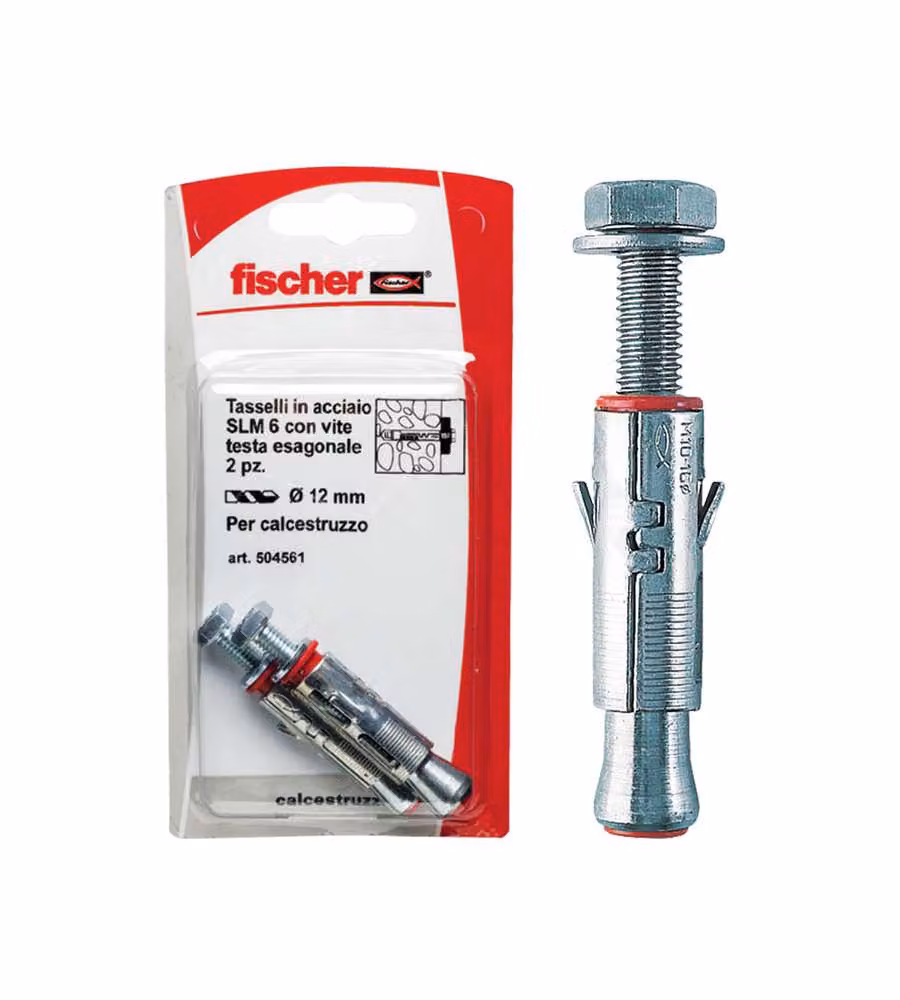 Fischer Tasselli acciaio SLM 10 TE K (2 Pz.)