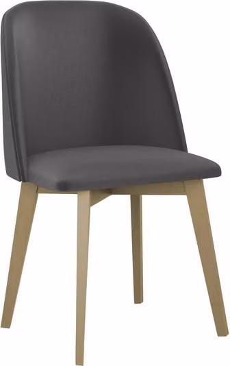 Sedia da cucina imbottita AFTON 5 - rovere sonoma / grigio scuro