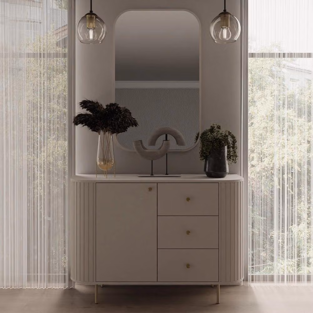 Cassettiera combinata NYRA - beige