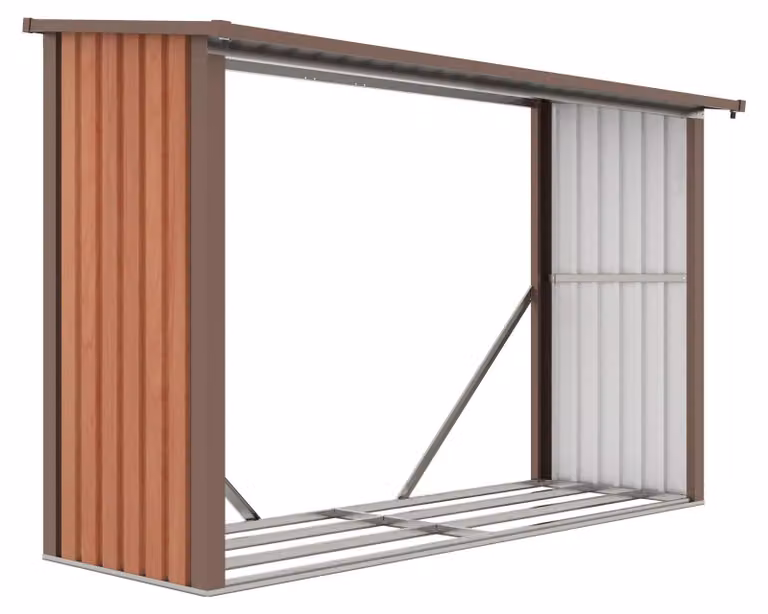 Riparo in legno G21 WOH 335 - 242 x 89 cm, marrone