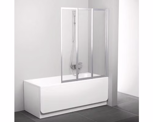 Schermo per vasca da bagno RAVAK Supernova VS3 115 satinato+trasparente 795S0U00Z1