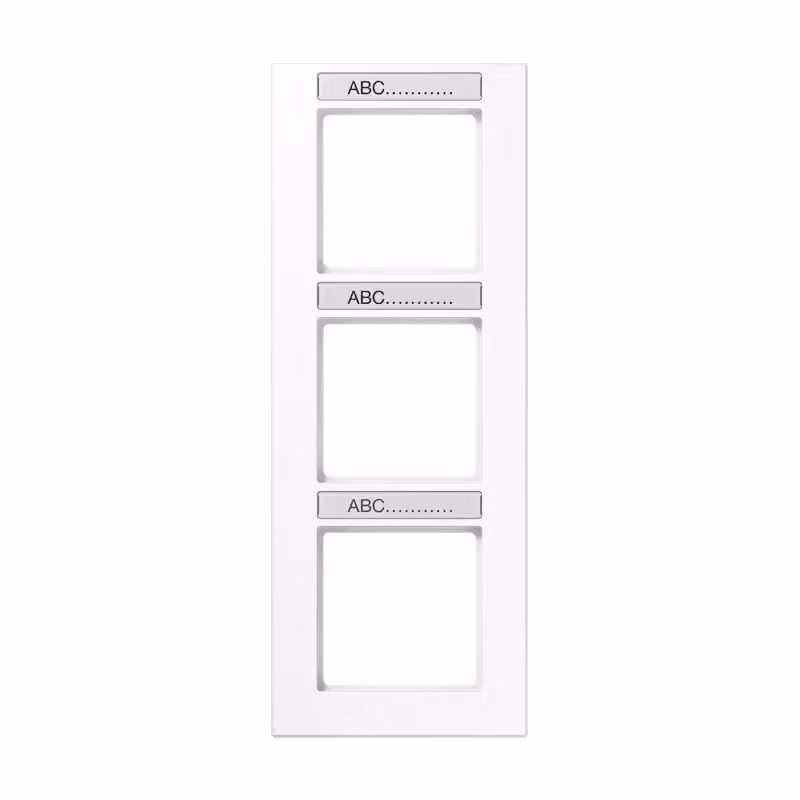 Jung AC583BFNAWW Cornice con placca 9 x 55 mm