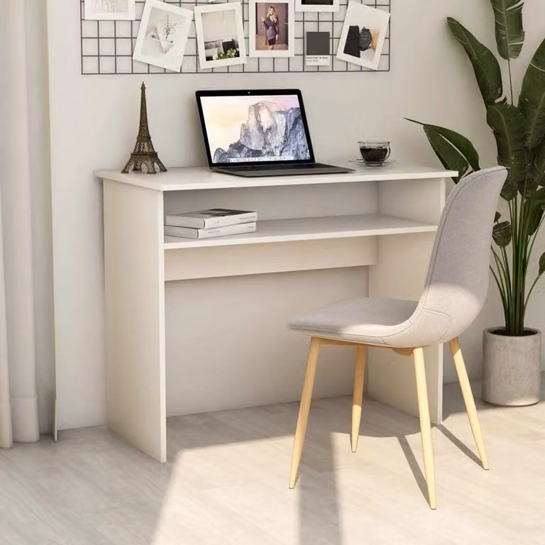 Maison Exclusive - Scrivania bianca 90x50x74 cm Materiale ligneo