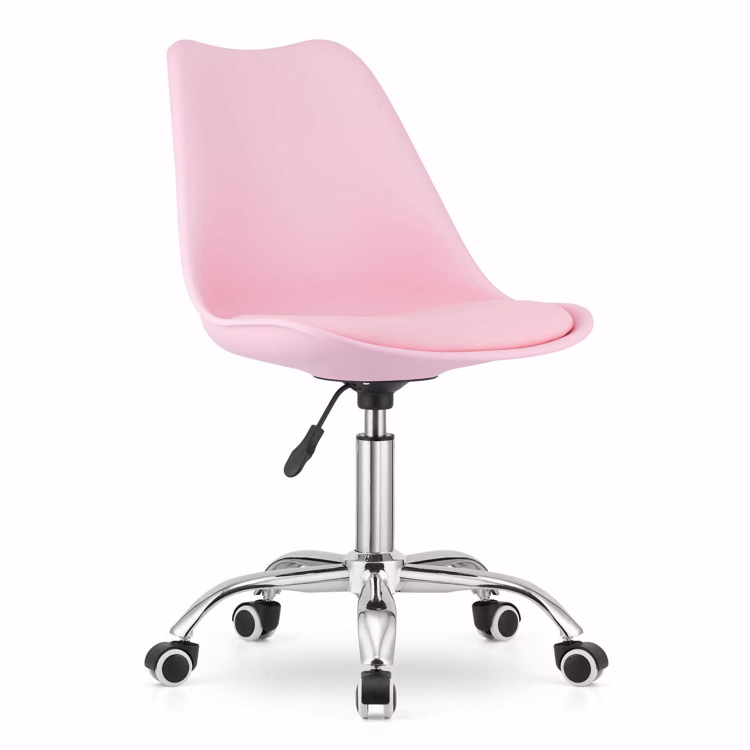Sedia girevole Valora ALBA - Rosa | Sedia ergonomica alla moda per lo studio o l'ufficio
