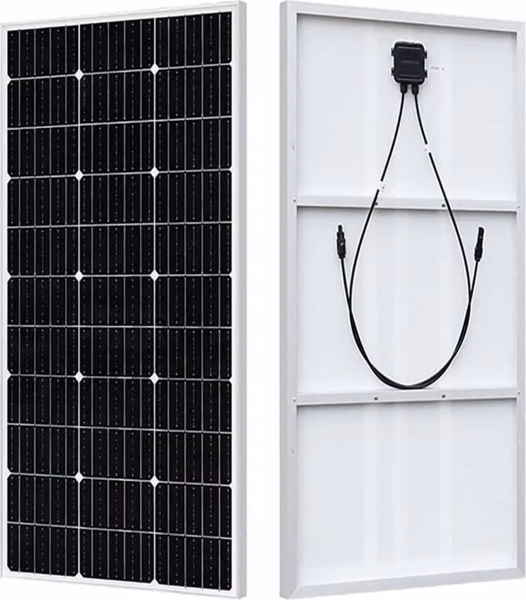 Pannelli solari, potenza: 100W/200W/300W, alta efficienza del 24%, robusta struttura in alluminio, modello da 100W