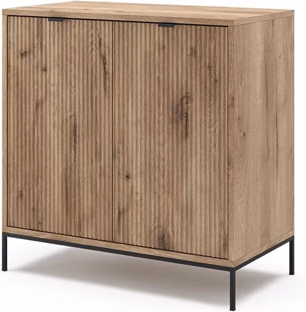 Cassettiere Eliza Quercia vichinga 42 x 81.2 cm con 2 porte Vicco