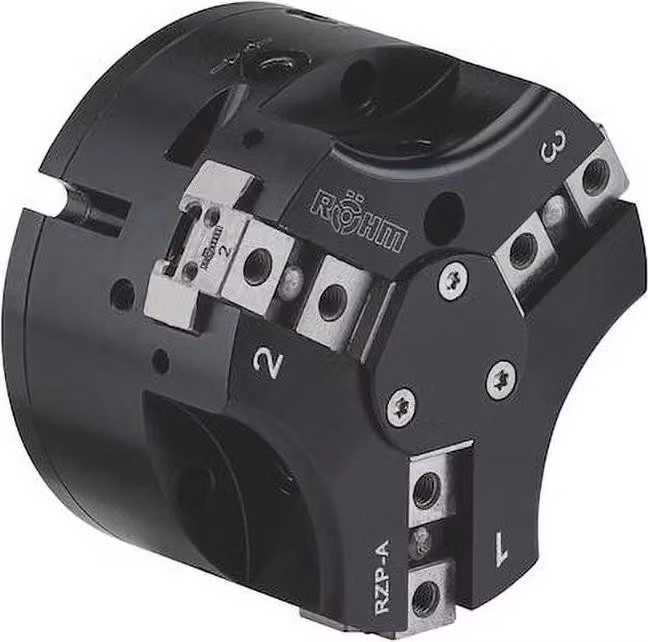RÖHM Pinza centrica pneumatica .RZP-A1 LKR112 3xM8 KH14,5 BH6