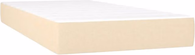 Materasso Ibrido a Molle Insacchettate per Adulti, Colore Beige e Bianco, L/P/H: 90 x 200 x 20 cm
