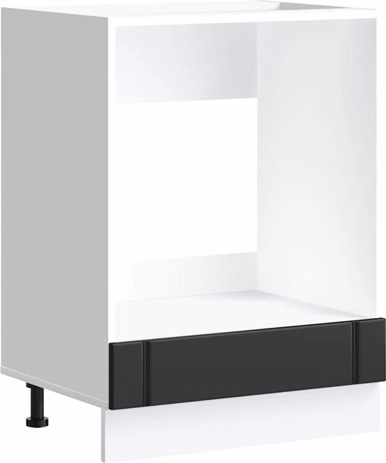 Armadio Forno Lucca Nero in Legno Multistrato