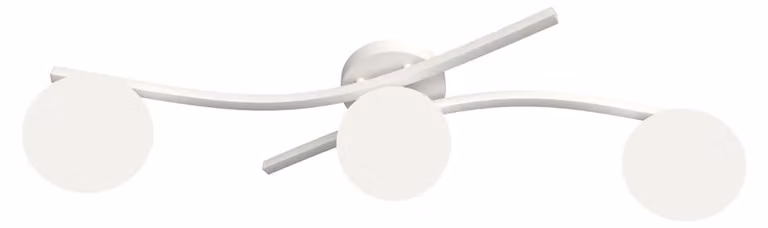 Lampada a sospensione OPUS bianca 3xE14x15W in metallo, dimensioni: 20x84x31 cm, IP20, Emibig