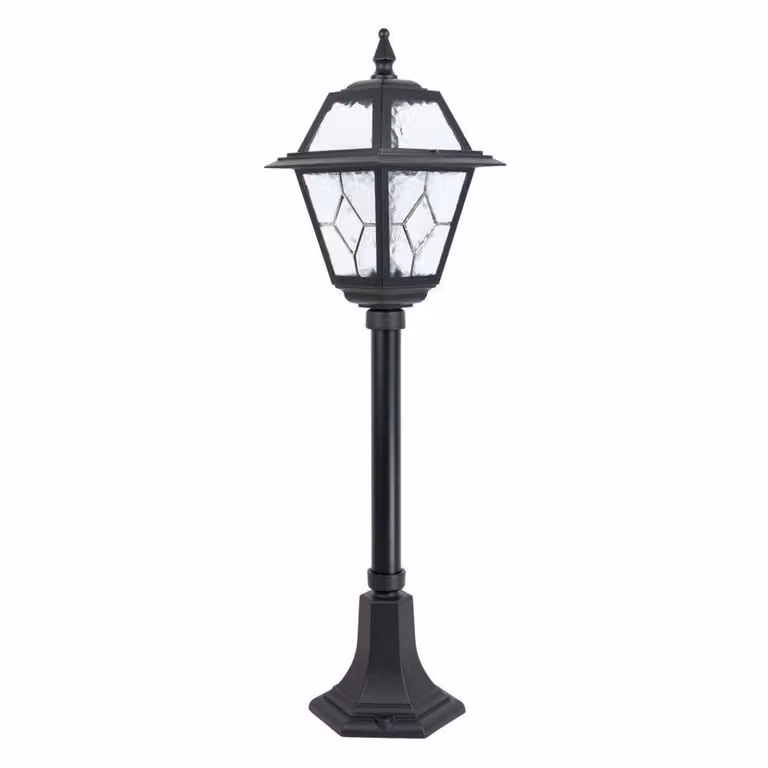 Lampada retrò da 80 cm per esterni 1xE27 nero IP43 SU-MA Witraż K 5002/3/N